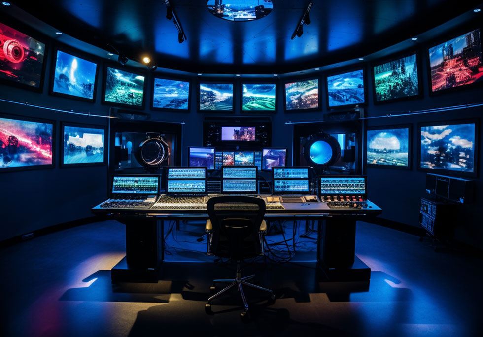 Photo of control room