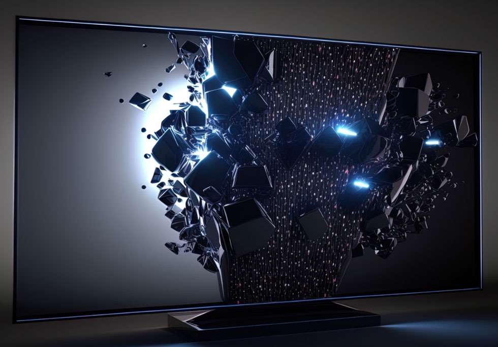Photo of TV screen